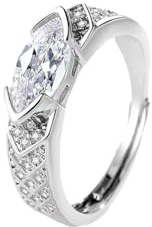 Decixde Lymphvity Germanium Therapie Ring Halolux Lymphvity Germanium Ring Atheniz Lymphring Einstellbarer Zirkonia Ring