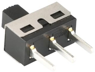 10PCS Slide Toggle Switch Straight Feet/SS12D06 Right Angle Feet power Direct-inserted Horizontal Sliding Gear IDGTTLDF(SS12D10)