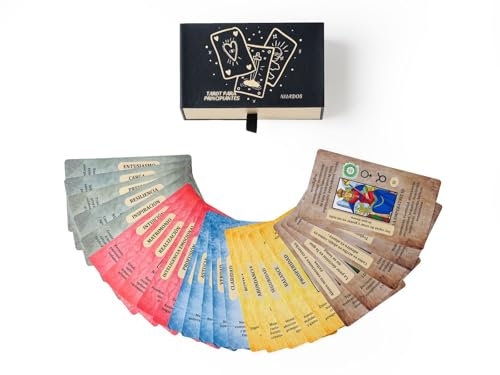 Nijado®️ . Cartas de Tarot de Marsella para Principiantes en Español + Guía en PDF | - Baraja de Cartas de Tarot de Marsella para Principiantes en Español