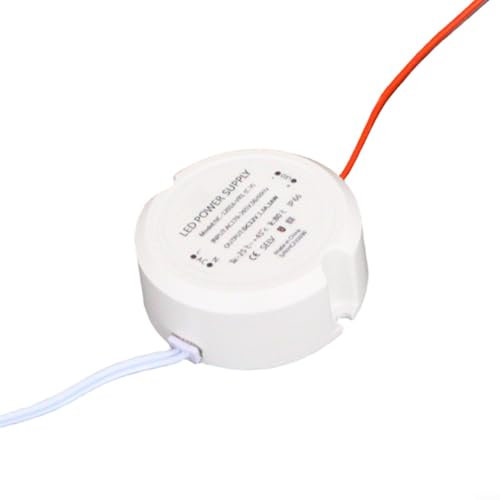 HOHOVYVY LED Trafo 12V/24V 30W Mini Ring AC Zu DC LED Trafo Netzteil IP66(12V 30W)