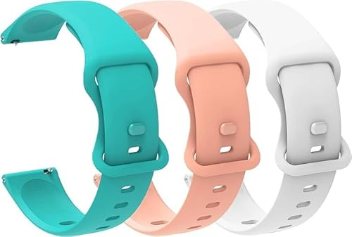 Blueshaweu cinturino compatibile con uaue/‎QCOQ/CASCHO/Matast T60 smartwatch-1,91,classico in morbido silicone sportivo cinturino da uomo e donna compatibile con smartwatch T60. (3 pezzi da donna)