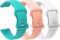 Blueshaweu cinturino compatibile con uaue/‎QCOQ/CASCHO/Matast T60 smartwatch-1,91,classico in morbido silicone sportivo cinturino da uomo e donna compatibile con smartwatch T60. (3 pezzi da donna)