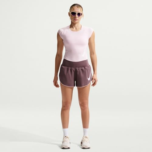 Nike Damen Shorts W Nk Tempo FLW Swsh Mr Df Shrt