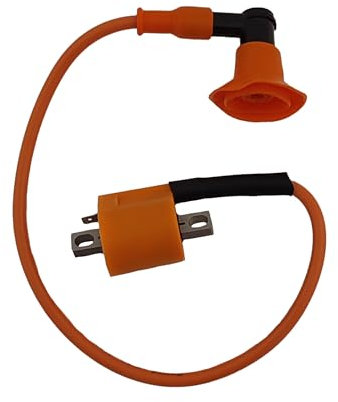 one by Camamoto Racing-Zündspule für Minarelli und Yamaha 50cc | Mit Silikonkabel und Zündkerzenstecker | Aerox, Bws, Jog, Nitro, SR 50 vor 2003