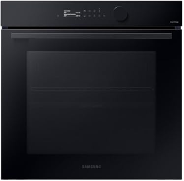 Samsung NV7B5640TBK Horno eléctrico multifunción, doble ventilador, vapor, hidrolítico, Dual Cook, 60 cm, 76 litros, temperatura máxima 250°, WiFi, pantalla táctil, color negro, clase energética A+