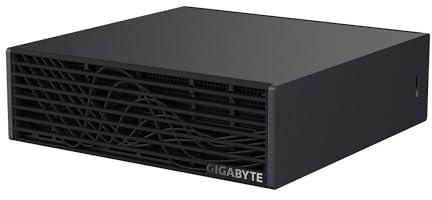 GIGABYTE AI TOP Atom Personal AI Supercomputer, Arm Cortex-X295 + Cortex A725, NVIDIA® Blackwell Architecture, 128GB LPDDR5X, 4TB PCIe 5.0 NVMe SSD, NVIDIA DGX™ OS, Black