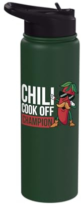 Chili Cook Off Champion Stainless Steel Insulated Water Bottle