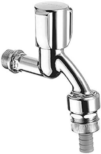SCHELL Auslaufventil, Auslaufhahn COMFORT (Ventil aus Messing; Rückflussverhinderer; Rohrbelüfter; Comfort Griff; Rosette Ø 54 mm; Chrom) 033510699