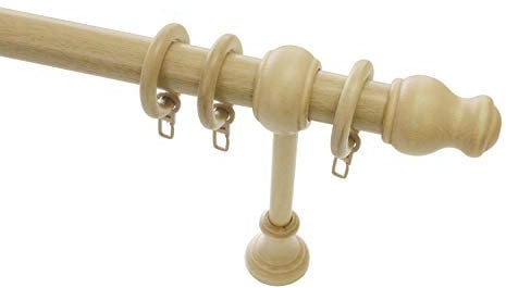 Gardinia Lugano Classic Natural, Madera, Naturaleza, 120 cm - Ø 28 mm