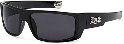 Locs Herren Original Hardcore Sharp Square OG Sonnenbrille, Schwarz (schwarz), Einheitsgröße