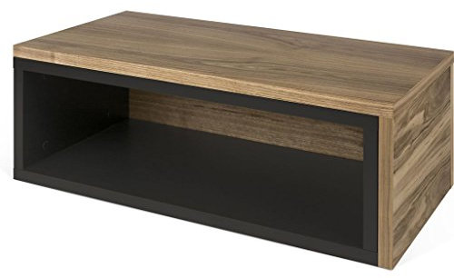 TemaHome, Jazz Couchtisch, 90x45x33 cm nussbaum / schwarz