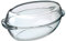 Pasabahce Classic Glass Casserole Dish With Lid, 2.5 Litre