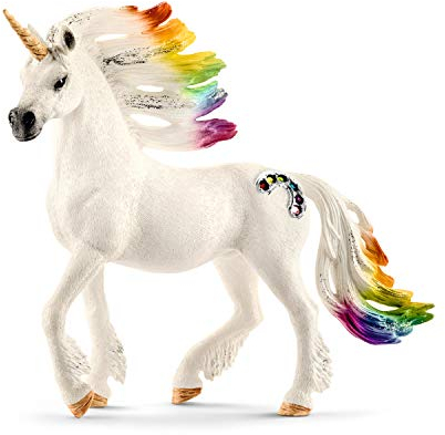 Schleich , Einhorn, 70523 bayala Spielfigur - Regenbogeneinhorn Hengst, Spielzeug ab 5 Jahren