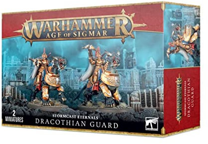 Games Workshop Warhammer AoS - Stormcast Eternals Dracothian Guard 99120218009 Noir