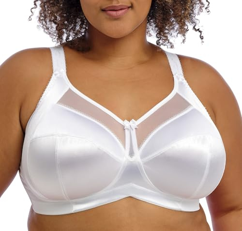 Goddess Women's Full Coverage Bra, White, 36FF