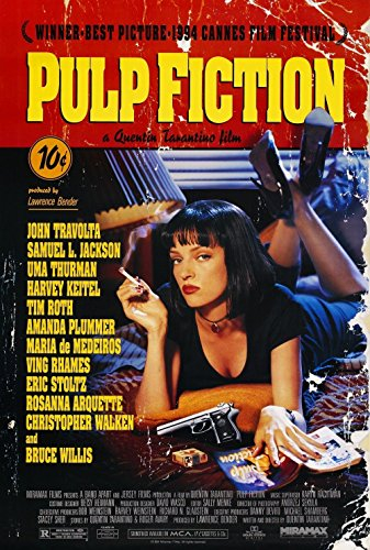Close_up Pulp Fiction (1993) | US Import Filmplakat, Poster [61 x 91,5 cm]
