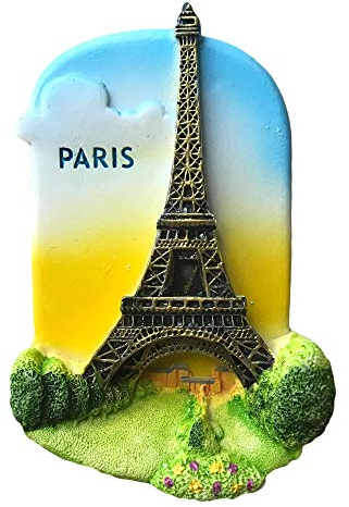 3D-Kühlschrankmagnet Eiffelturm Paris Frankreich - Souvenir, Aufkleber, Heim- und Küchendekoration