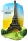3D-Kühlschrankmagnet Eiffelturm Paris Frankreich - Souvenir, Aufkleber, Heim- und Küchendekoration
