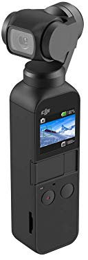 DJI Osmo Pocket - 3-Axis Gimbal Stabiliser with integrated camera, snaps 12MP photos, 1/2.3-inch sensor, shoot 4K/60fps video at 100 Mbps and 4x slow-motion video at 1080p/120fps (Renewed)
