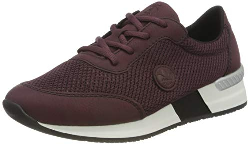 Rieker Damen N7630 Sneaker, Bordeaux/Beetroot 36, EU