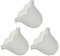 ibasenice Glass Drum Shade 3pcs Glass Flower Lamp Shade DIY Handmade Frosted Glass Bell Replacement Shade Table Wall Lamp Floral Shade Cover for Home Office Decor Shades for Table Lamp