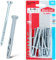KLIMAS® Dübel Schrauben Set 14 Stück Schnellmontagedübel Schlagdübel Ø 6mm x 60mm mit Senkkopfschrauben PZ-2 | Nageldübel Schraubenset Betondübel Porenbeton Dübel Einschlagdübel Universaldübel