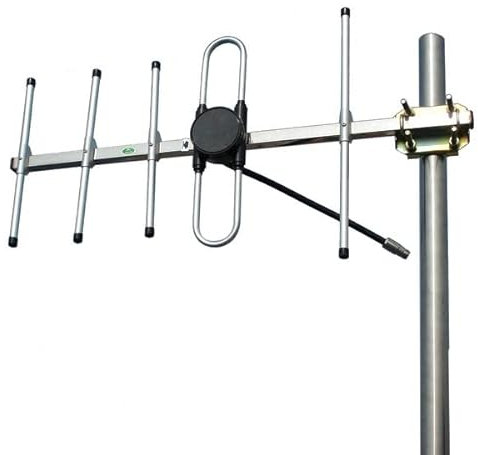 Antenna direttiva YAGI UHF CDMA 433MHz lunghe distanze 6-8dBi cavo 5 mt