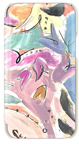 Ted Baker Mirror Folio Case for iPhone 14 Plus - Art Print Multicolor