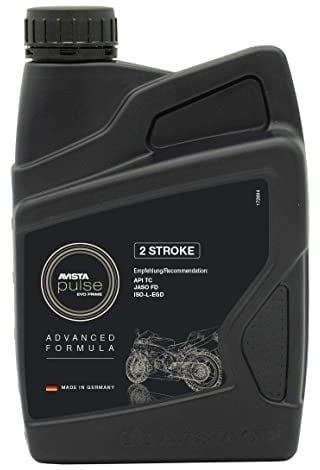 AVISTA Pulse Evo PRIME 2 Stroke 2-Takt Öl Zweitaktöl für Motorroller, Roller, Simson, Synthetisch, erfüllt API TC/JASO FB/ISO-L-EGD 1L