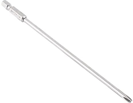 PATIKIL 4mm Phillips Cacciavite Punta,1/4 Esagonale Gambo Magnetico 150mm Lungo