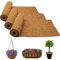 Fengaim Natural Coco Liner Roll, 3 Rolls 1m*0.25m/40 x 10 Coconut Planter Liners, Coco Hanging Basket Liner Coconut Growing Mat Coconut Fibre Matting Liner Roll for Patio Containers Wall Troughs