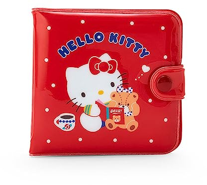 Sanrio Hello Kitty Portefeuille vinyle Rouge, Rouge, S, Double pli