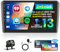 Inefala 2+64GB Android Radio para Audi A3 S3 RS3 2003-2012 Soporta inalámbrico CarPlay Android Auto, 9 Pulgadas Pantalla Radio con Bluetooth Mirror Link WiFi GPS DSP AHD Cámara de Visión Trasera