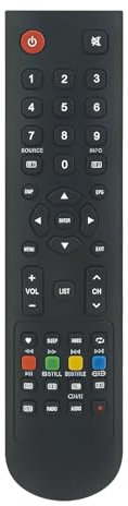 VINABTY Nuovo Telecomando di ricambio Télécommande Per UNITED TV VD-TECH TV LED24H40 LED24H42 LED24HS40 LED32H50 LED32H60 LED32HS51 LED32HS61 LED40HS50 LED40HS60 LED40HS61 LED48HS60 Remote Controller
