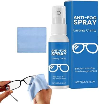 Brillenreinigungsspray, Antibeschlag-Spray, Anti-Beschlag-Brillen-Reinigungsset, beschlagfreies Reinigungsspray für Sonnenbrillen, Reinigungszubehör, Brillenreinigungsset