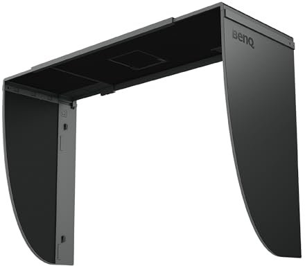 BenQ SH242 Monitor Shading Hood, Fits BenQ SW242Q, Anti-Glare for Photography and Video Editing Black