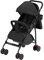 Poussette Canne Bébé Ultra Légère, Compacte, Pliable et Inclinable de la Naissance à 25 kg, avec Système Trolley, Housse de Pluie Incluse, et CapoteExtensible-C-noir