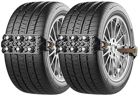 SIOXFN Auto Schneeketten für Volvo XC Classic XC40 XC60 XC60 NE XC70 XC90, rutschfeste Auto Schneereifenketten Verstellbare Auto Reifen Ketten für Reifenbreite 165-265mm(6,5-10,43),A 4Pcs