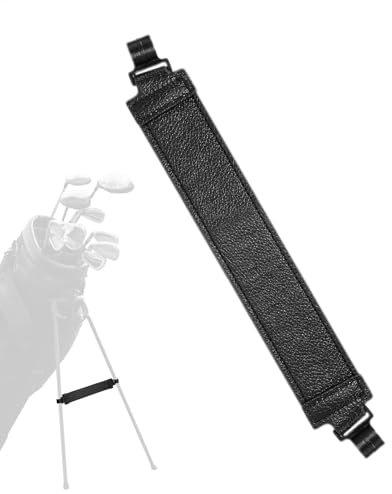 Golftaschenbeine – stabile Golftaschenständer-Befestigung | Tragbare Golftaschen-Stützbeine mit PU-Lederriemen, Golf-Zubehör, Golftaschen-Standbeine, Golftaschenständer-Befestigung