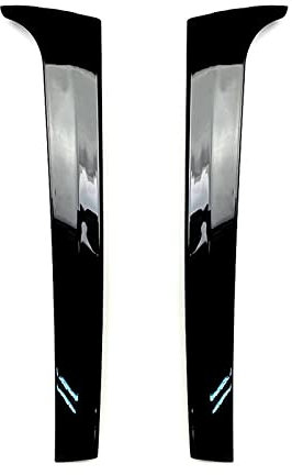 Splitter Diffusore Spoiler 2 PZ Nero Lucido Lunotto Posteriore Spoiler Ala Laterale Copertura Per 2011-2017