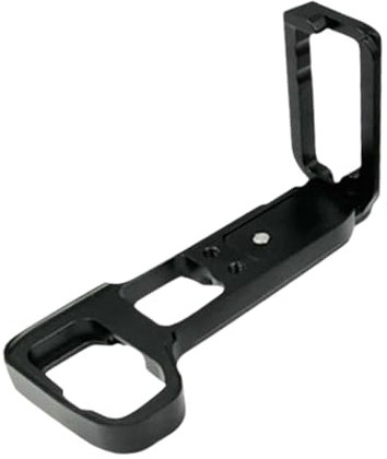 Ronyme Camera L Bracket Plate Portrait Photography Portable Tripod Monopod Landscape Photography for Photography Tool Hydraulic Head, Black