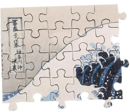 VANZACK 150Stücke Teiliges Mini Puzzle Set Für Erwachsene Kreatives Papierpuzzle Mit Wellenmuster Pädagogisches Zur Stressbewältigung Konzentration