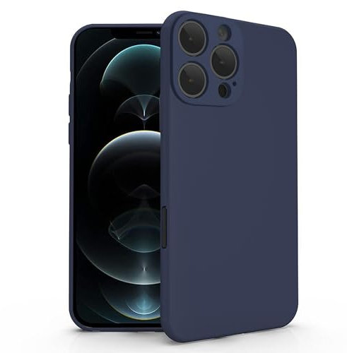 N NEWTOP Cover Compatibile per Apple iPhone 16 Pro, Custodia TPU SOFT Gel Silicone Ultra Slim Sottile Flessibile Case Posteriore Protezione Fotocamera Anti Urto Guscio Scocca Colorato Fina (Blu)