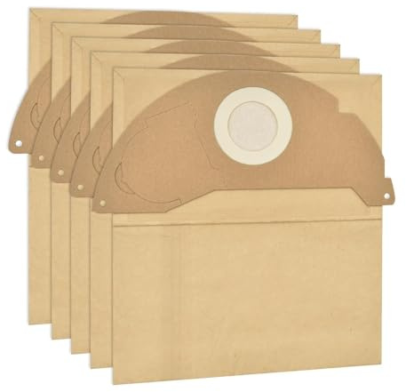 Sacs À Poussière, Compatibles Avec Karcher, WD2 MV2 WD 2.200 WD2250 A2004 A2054 A2099, Sacs À Poussière En Papier(5PCS)