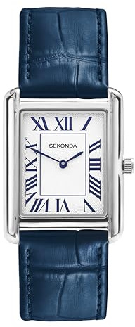 Sekonda Clement Mens Analogue Watch 28mm dial | Mineral glass crystal, ion-plated case, Japanese quartz movement