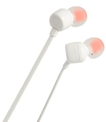 JBL Tune160, Cuffie Intrauricolari, Bianco | Suono JBL Pure Bass, Ultraportatile, Perfette per l'Uso Quotidiano