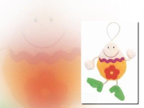 Sigikid 37274 - Ei weiß-gelb, Soft-Tags