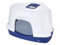 Europet Bernina Maison de Toilette d'angle de Très Grande Bleu Taille 56 x 70 / 46 cm