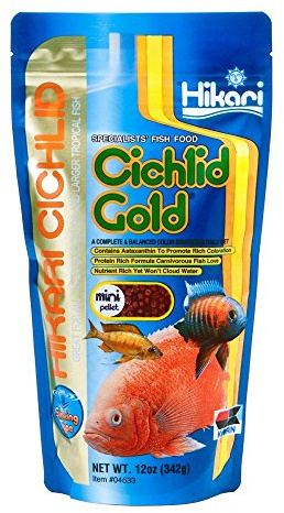 Hikari Cichlid Gold 1 Sinking Mini Pellet 12Oz