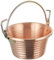 Ollas Agnelli Cobre y pastelería cocm44 m24 Family Cooking – Caldero con Mango Arco, 24 cm